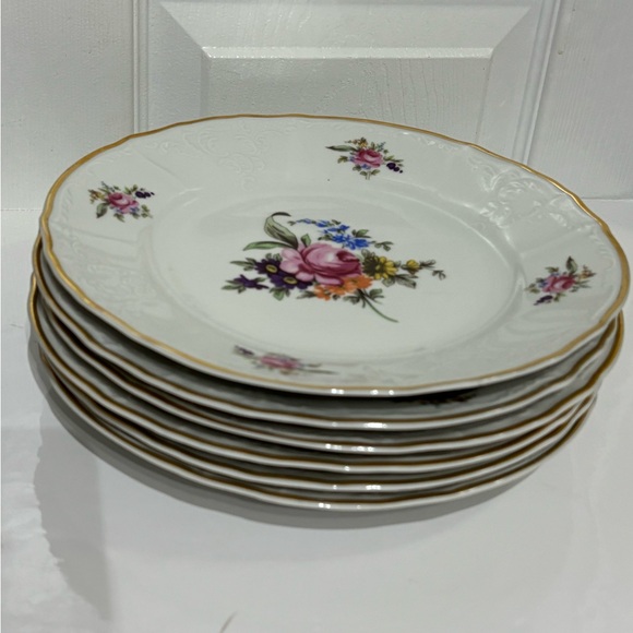 Vintage Bernadotte  Czechoslovakia Fine Porcelain  ‘SONATA’ Plates & Bowls - Picture 3 of 9